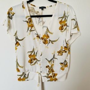 Blouse Dynamite Small White-Yellow